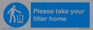Please take your litter home
